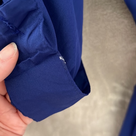 Cobalt Blue Button Up dress NWT - Picture 5 of 9